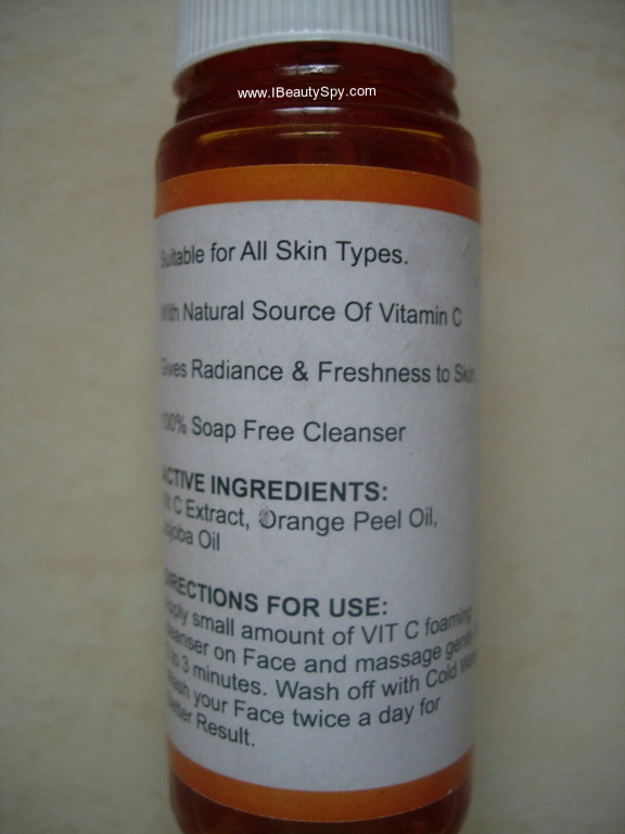 instaglam_vitamin_c_cleanser_ingredients